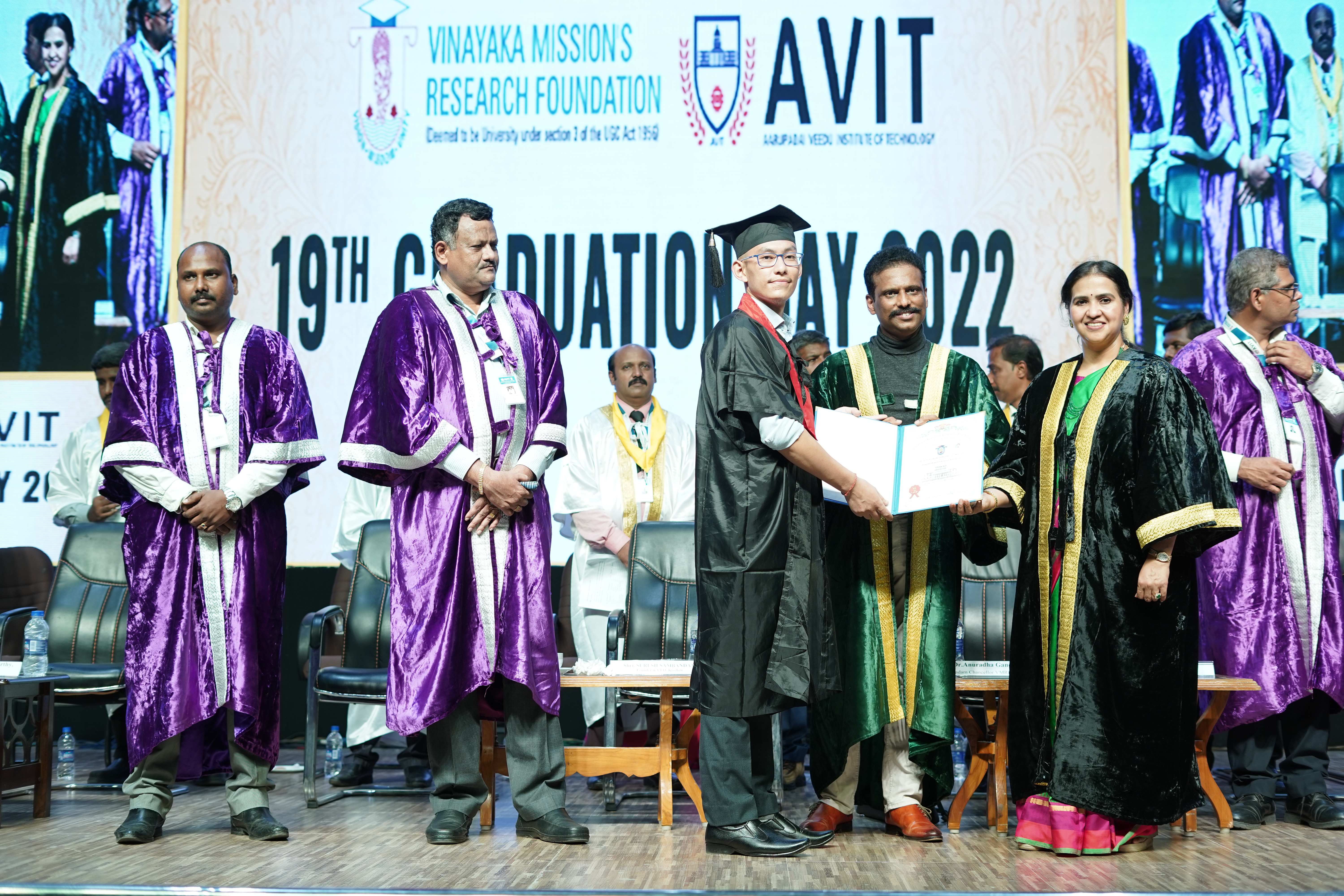 Graduation day image of Vivek Rai